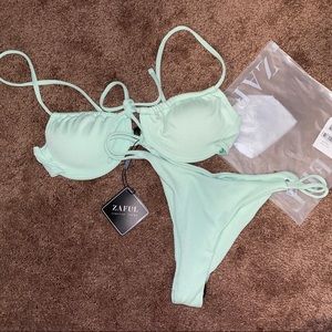 Mint green Zaful Bikini